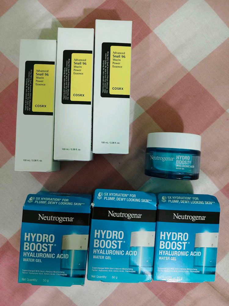 COSRX &amp; Neutrogena Skincare Lot