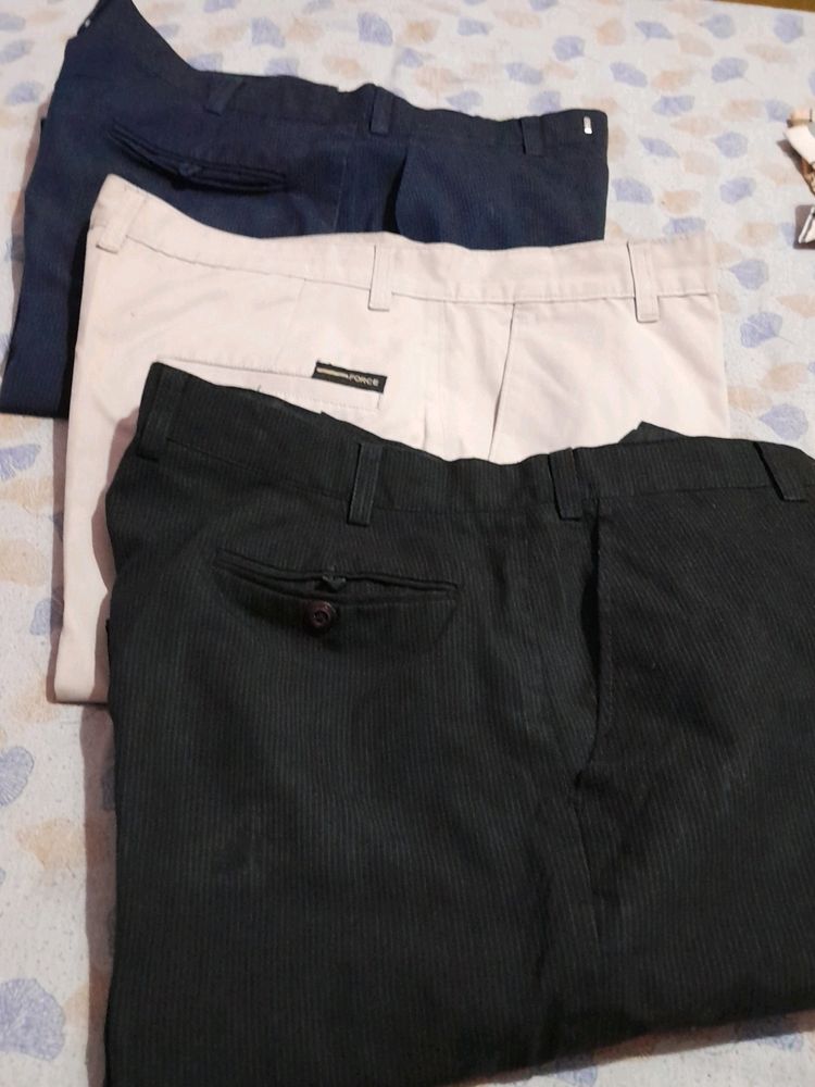 Pack Of 3 Formal Pants