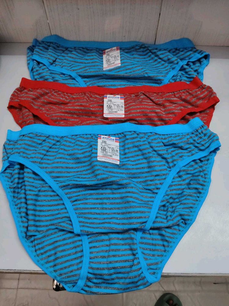 Comfortable Striped Briefs 3-Pack