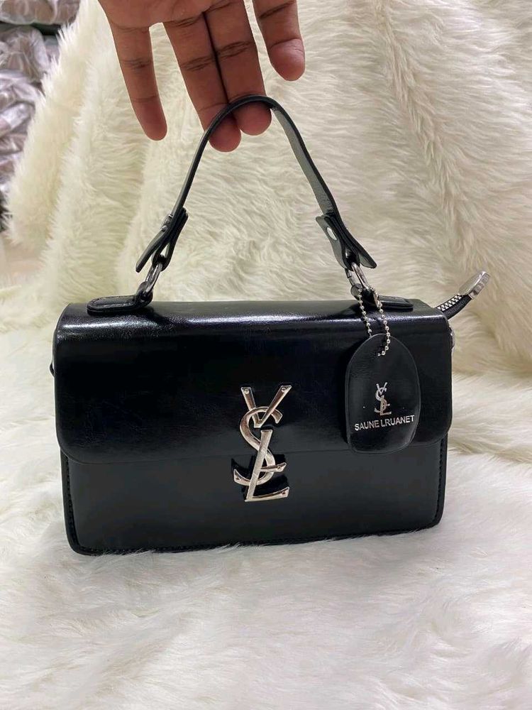 _Yuves Saint Laurence YSL_ Leather Look Premium Qu