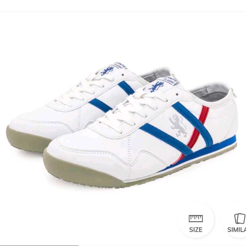Red Tape White Sneakers (Onitsuka Dupes)