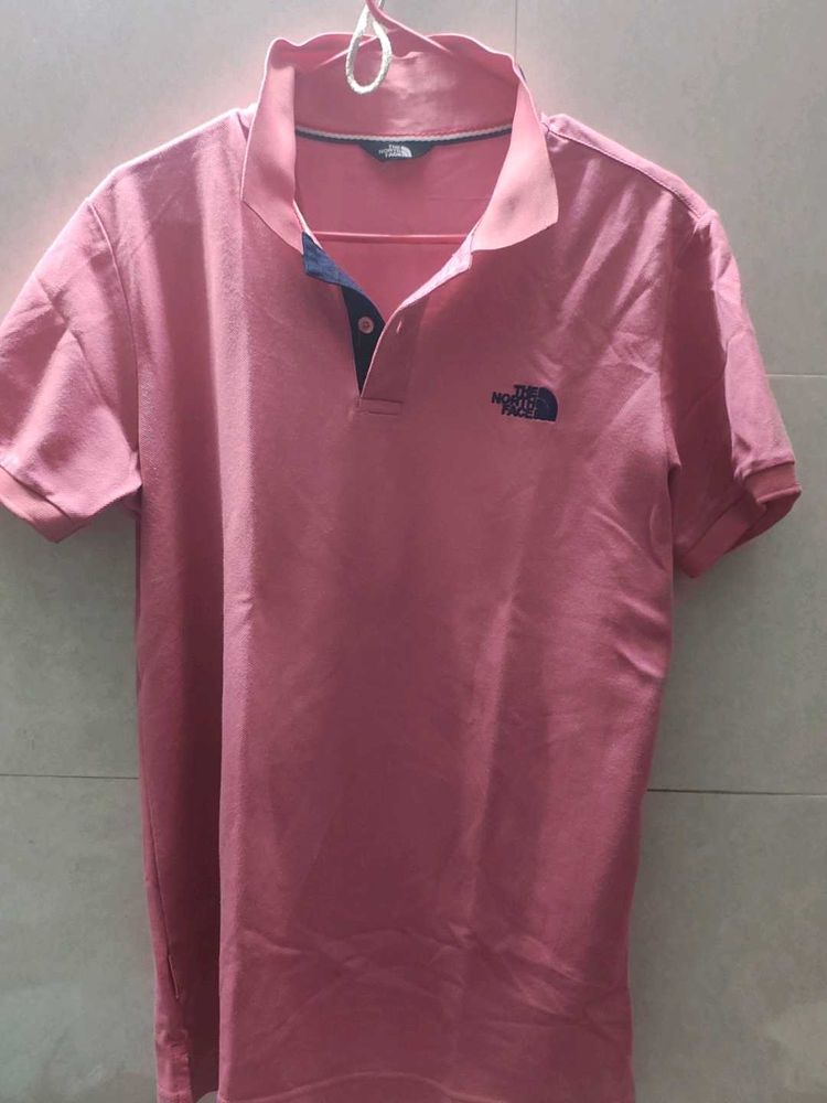 The North Face Pink Polo Shirt