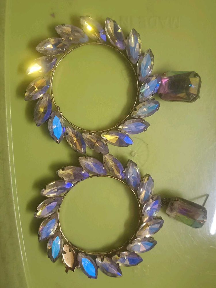 Sparkling Hoop Earrings