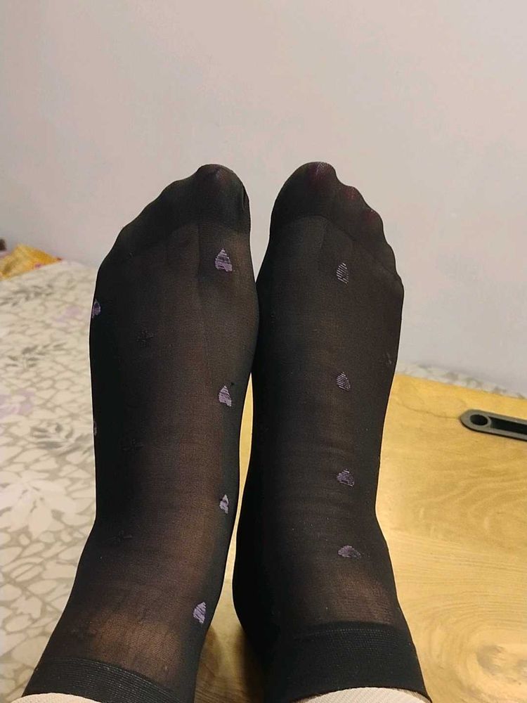 Cute Polka Dot Sheer Socks