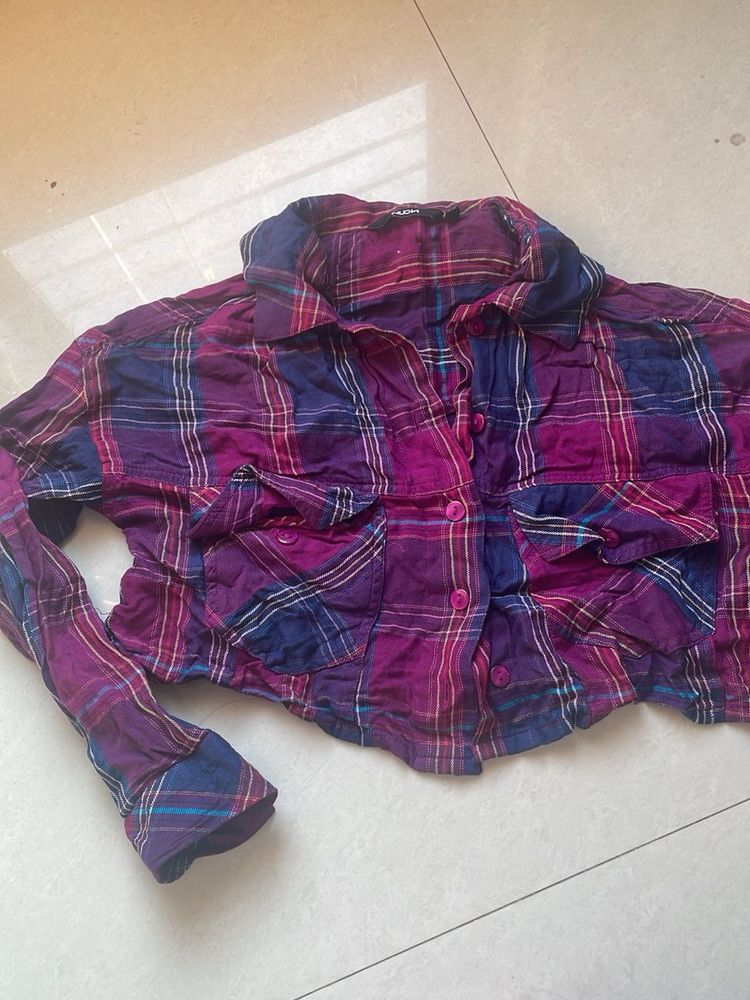 Cute Plaid Crop Top