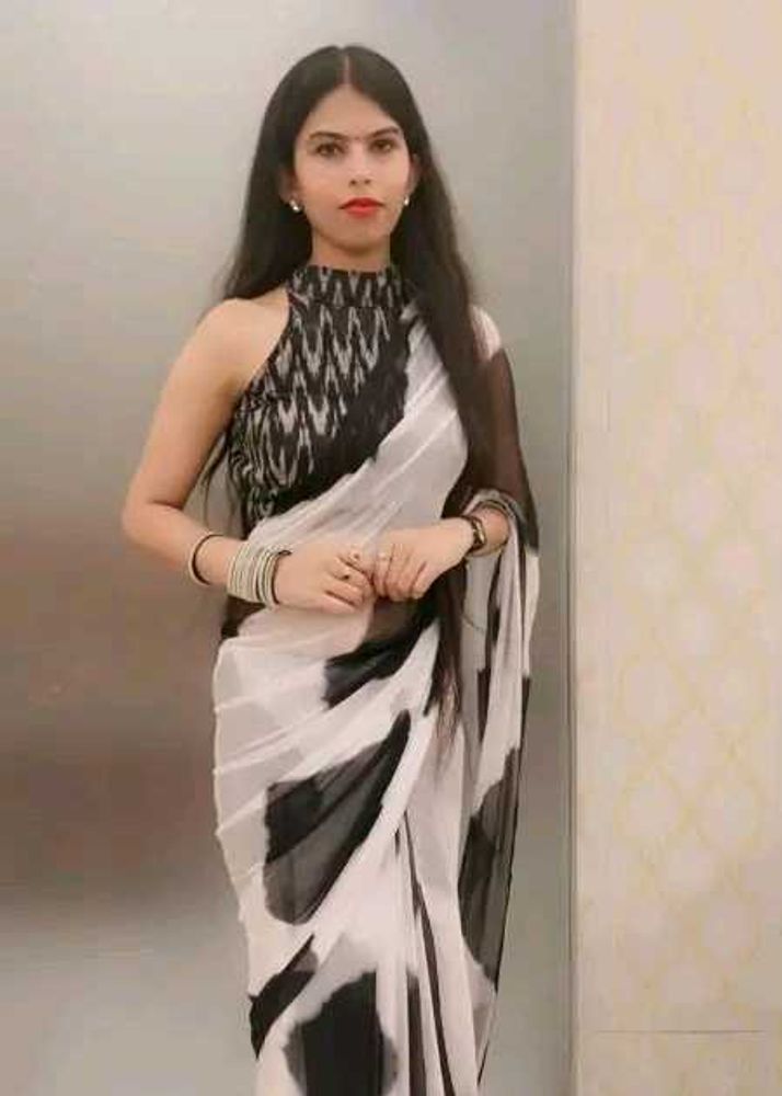 Ikat Halter Neck Blouse Pure Cotton