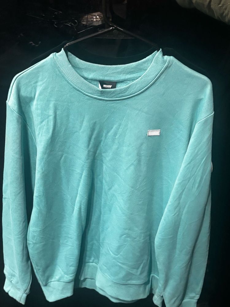 Blue Crew Neck Sweatshirt