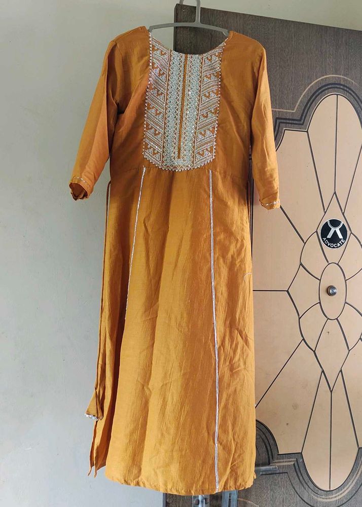 Mustard Kurta set