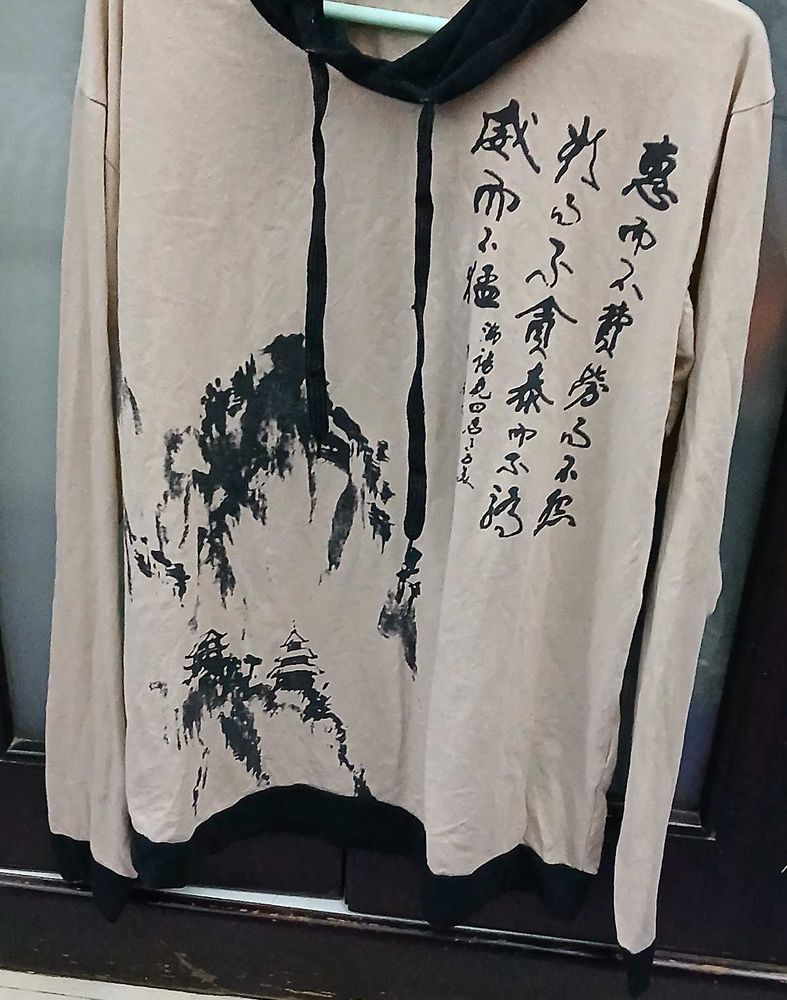 Unique Landscape Print Hoodie - New