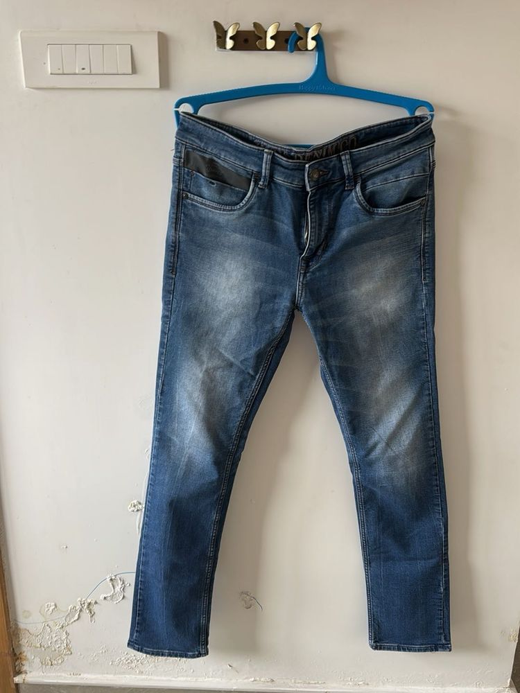 US polo Men's Blue Wash Jeans