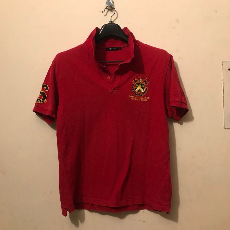 Retro Red Polo T-Shirt