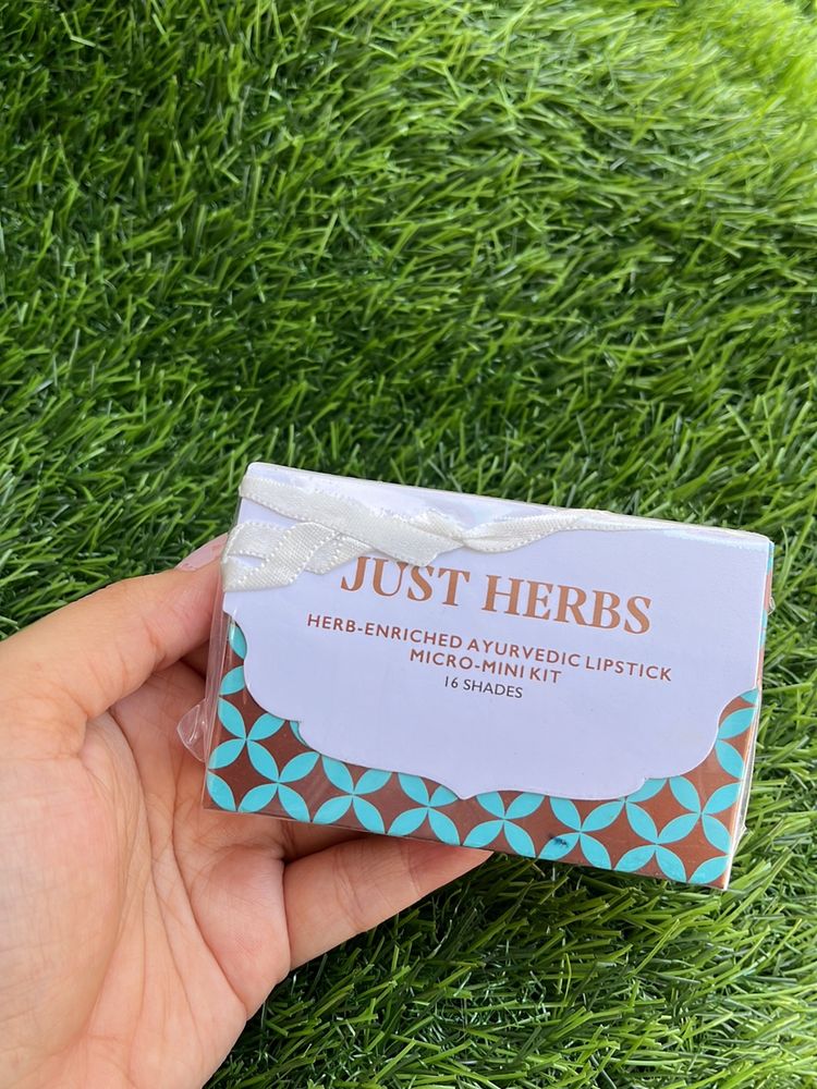 JUST HERBS MINI LIPSTICKS -16