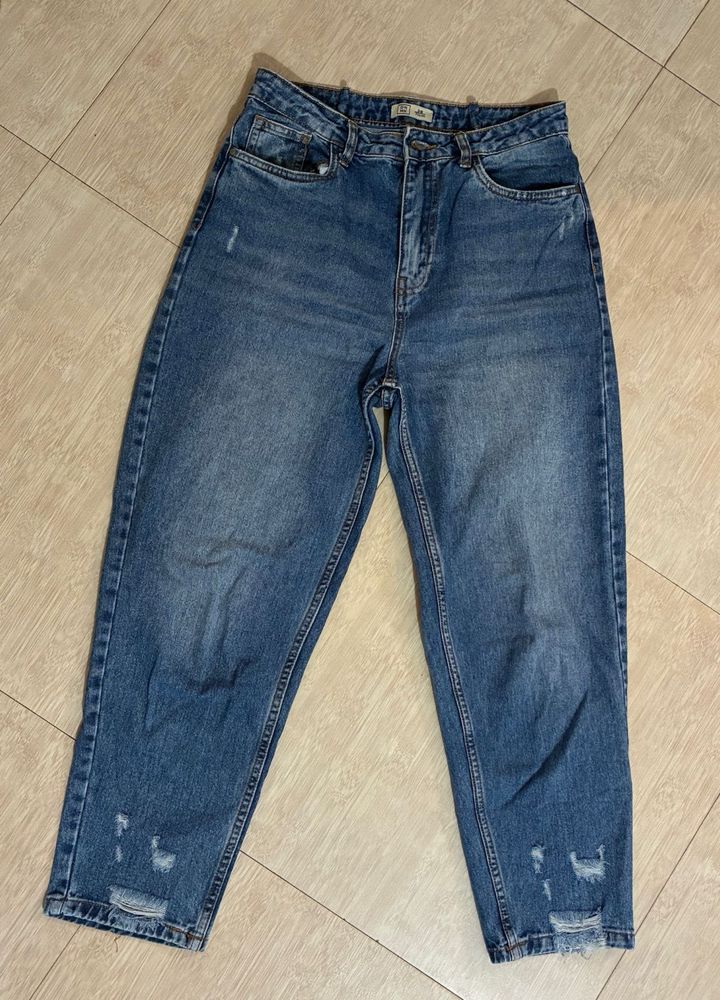 High-Waisted Mom Jeans