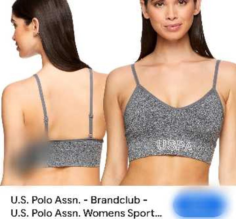 U.S. Polo Assn. Sports Bra panty set