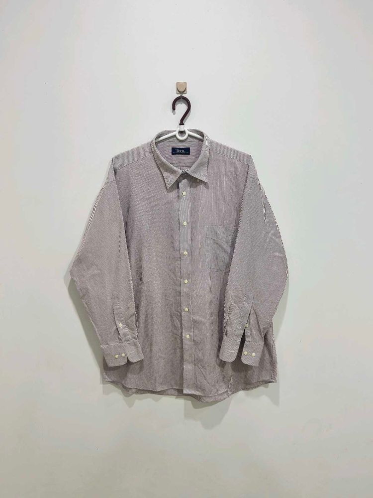 Classic Striped Button-Down Shirt
