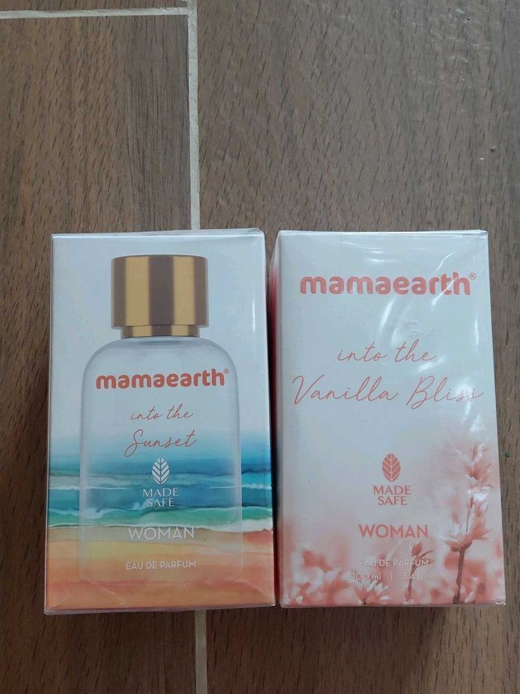 Mamaearth Perfumes - Into Sunset and Vanilla Bli