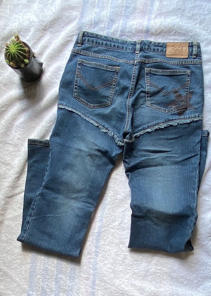 y2k Stylish Blue Denim Jeans
