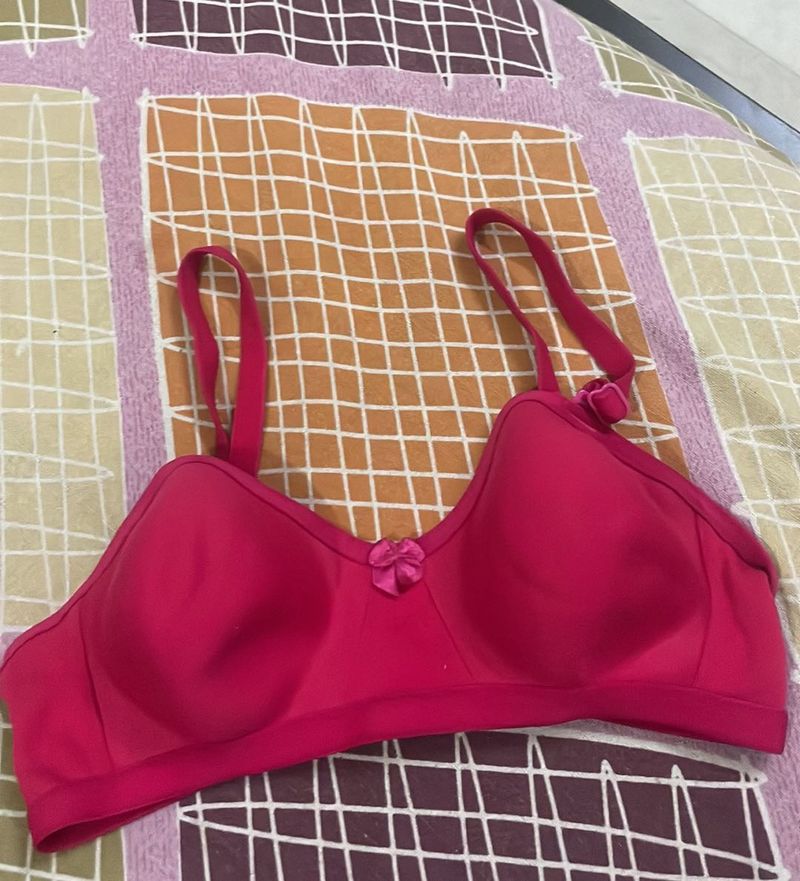 Comfortable Pink Bra