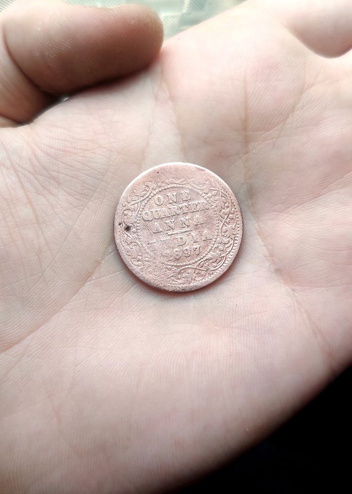 Victoria Empress One Quarter Anna 1897