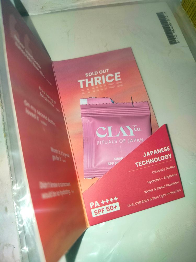 Clay Co Spf 50 Pa ++++ Sunscreen