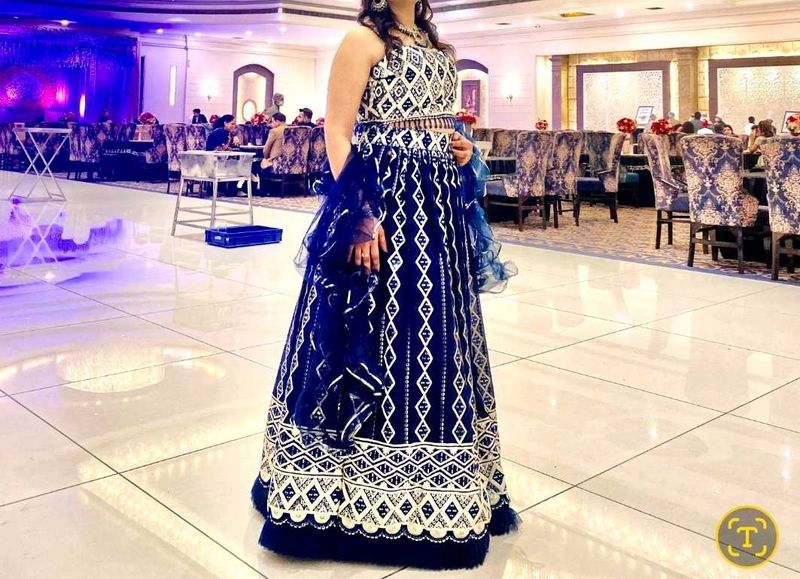 Stunning Royal Blue Lehenga Choli