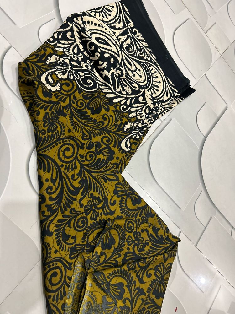 Beautiful Indian Saree with Intricate Pattern