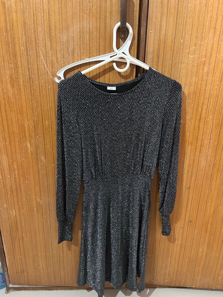 ONLY Sparkly Black Dress