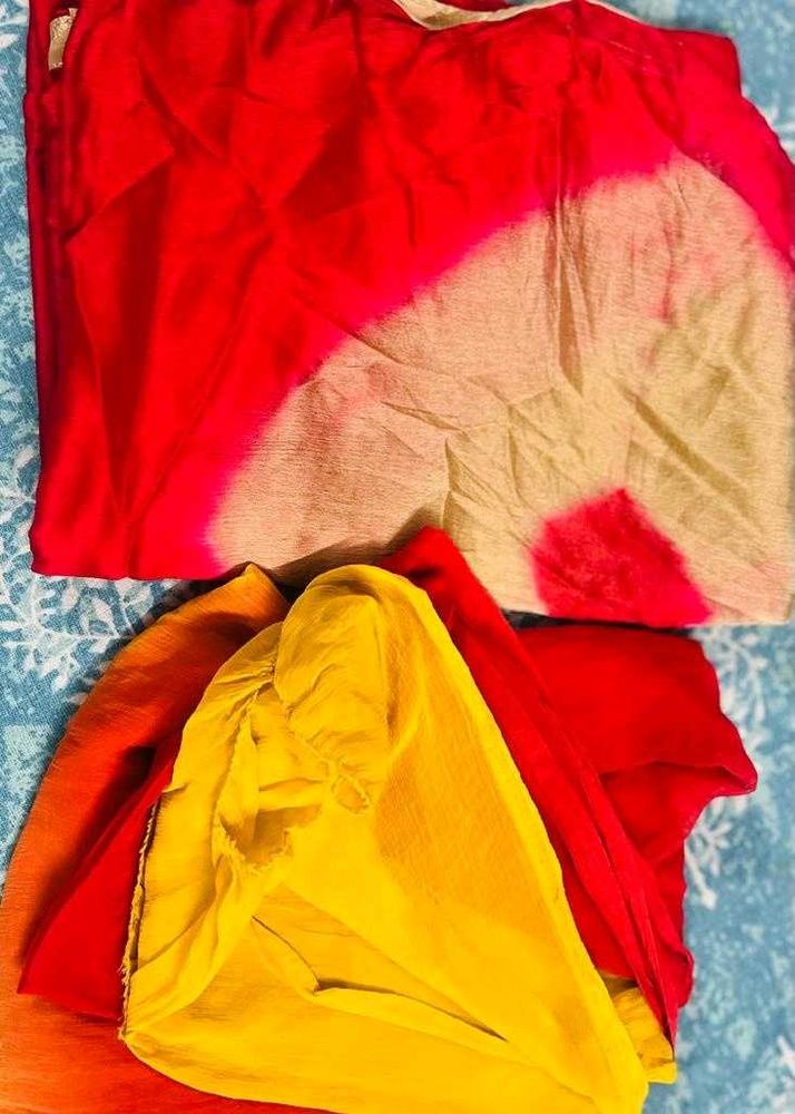 Colorful 2 Dupatta Set Combo 💯% New Dupatt