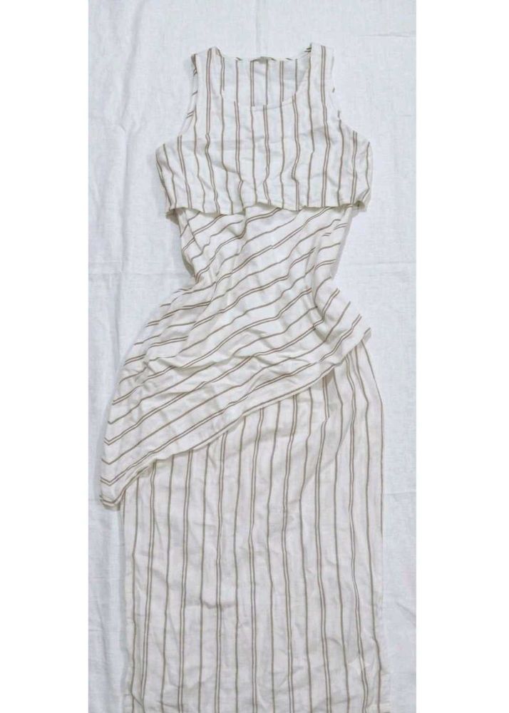 Striped beach dress