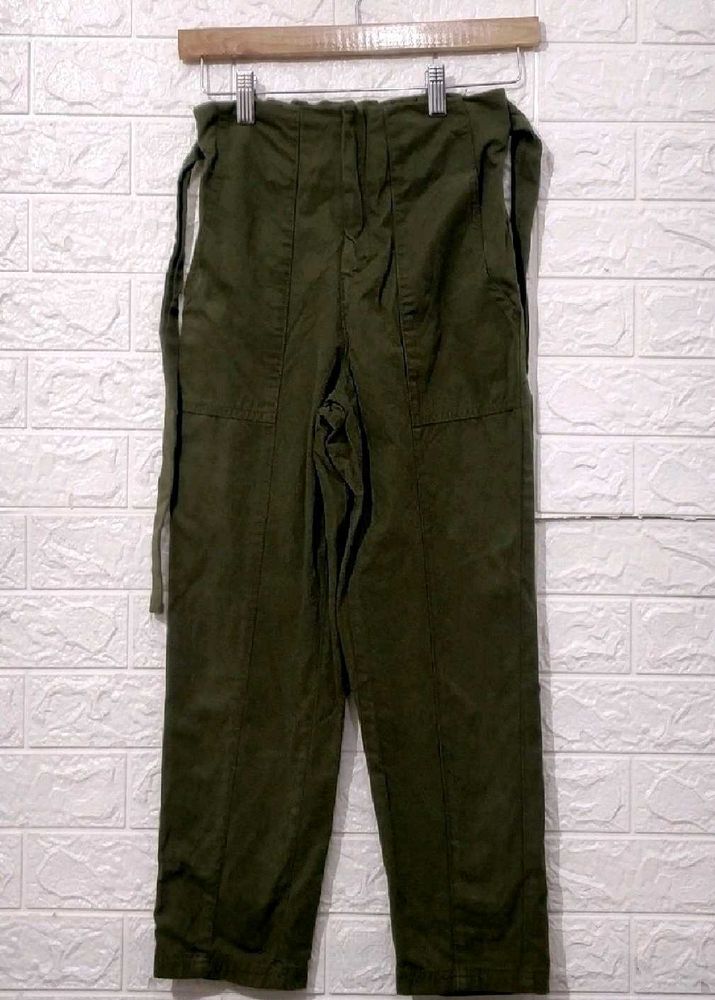 Stylish Olive Green Cargo Pants