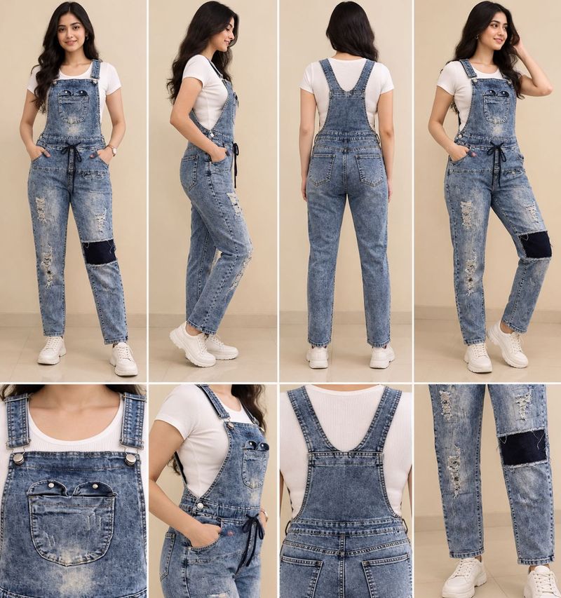 Denim Dungarees &amp; Overalls for Women