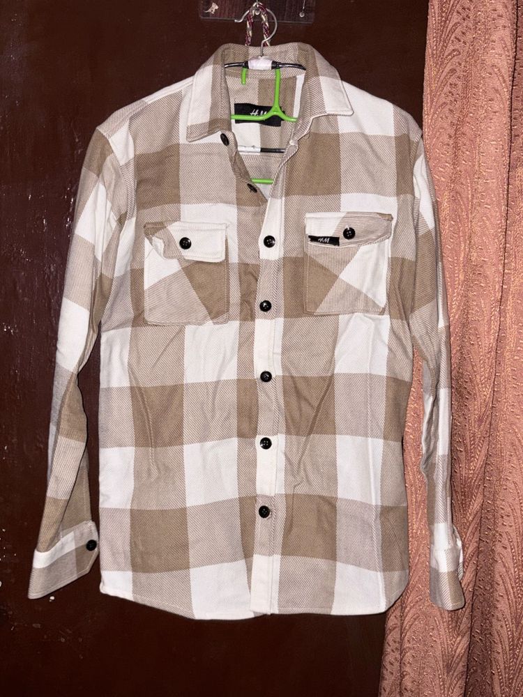 H&amp;M WOOLEN SHIRT VERY WARM
