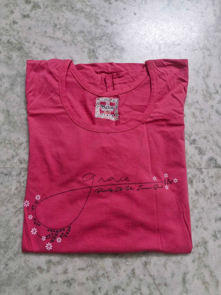 Pink Long Sleeve Top
