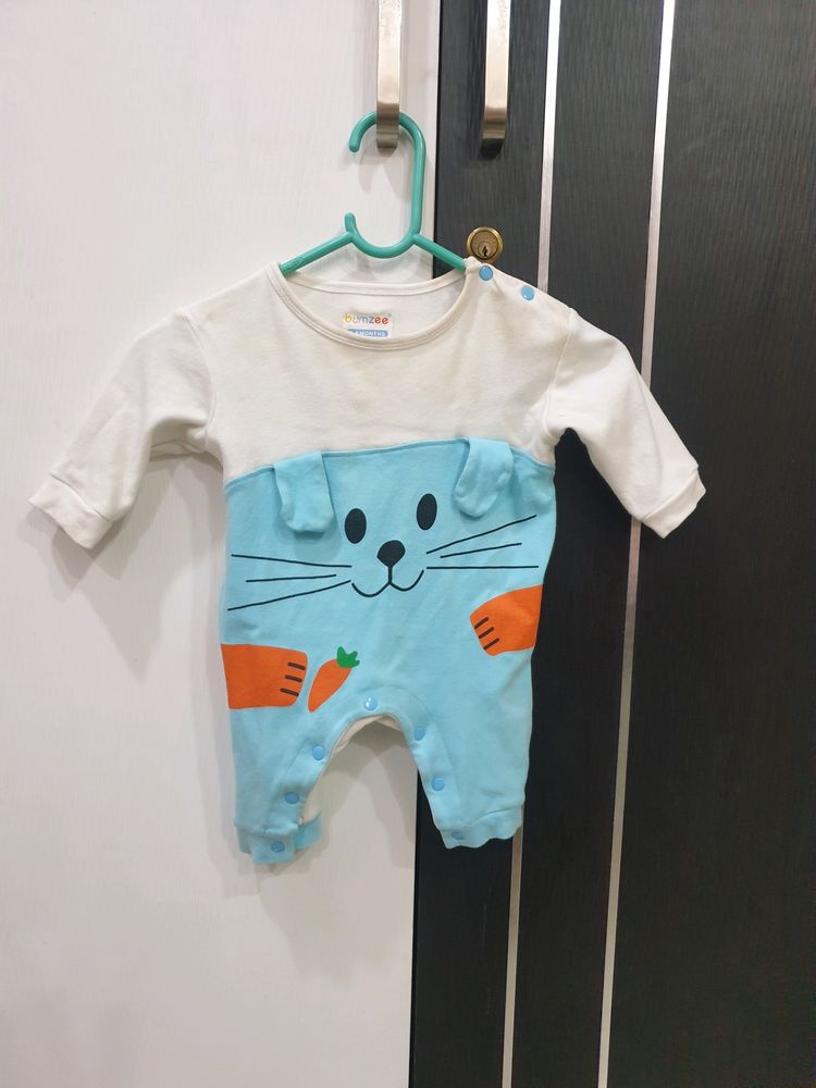 Unisex Soft Cotton Romper for 3-6 months