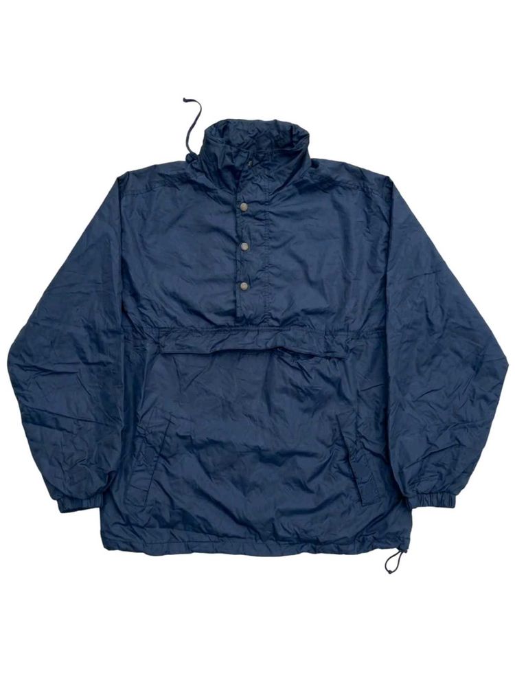 Navy Anorak Windbreaker Jacket