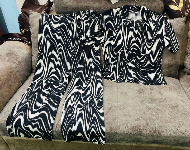 unused newZebra Print Co-ord Set fixed price