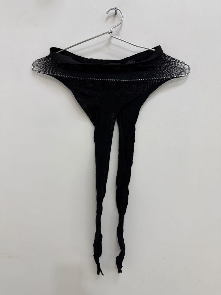 Shein Black Sheer Tights with Sparkle Detail