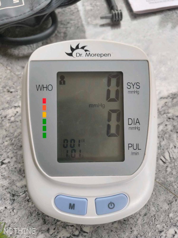 Dr. Morepen Fully Automatic BP Monitor with Box &amp;
