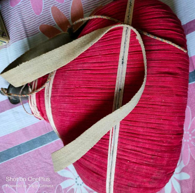 Handcrafted antique Red Dhokra Decorative Item