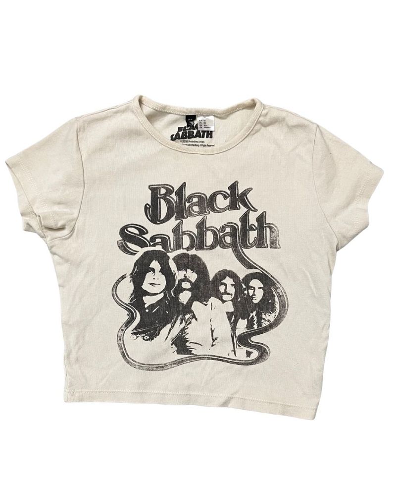 h&amp;m Black Sabbath Graphic Tee