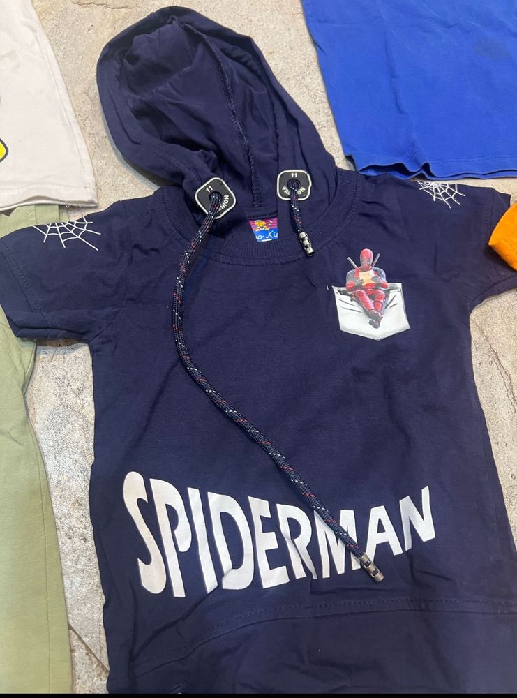 Boys' Spiderman Graphic Hoodie Tee