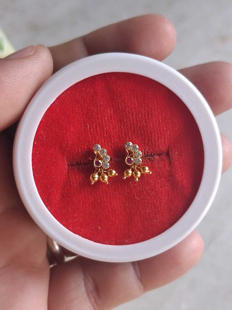 Beautiful Gold Dangle Earrings