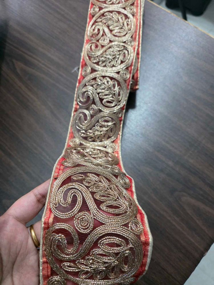 Embroidered Fabric Trim