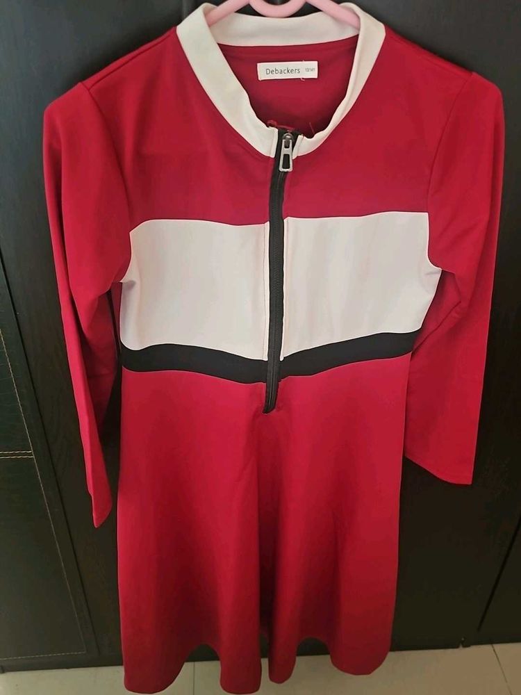 Dubai bought -Stylish Color Block Dress
