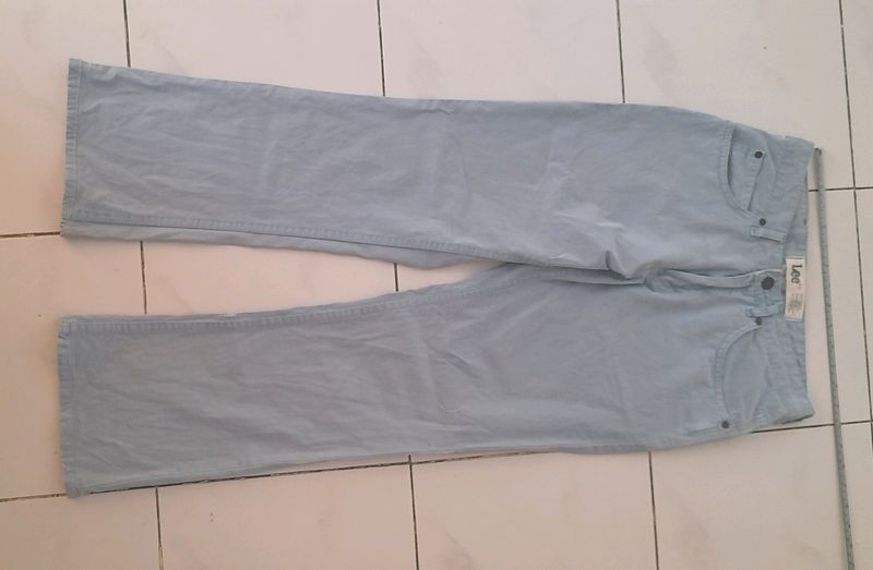 Lee Low Rise Regular Fit Cotton Stone Washed Jeans