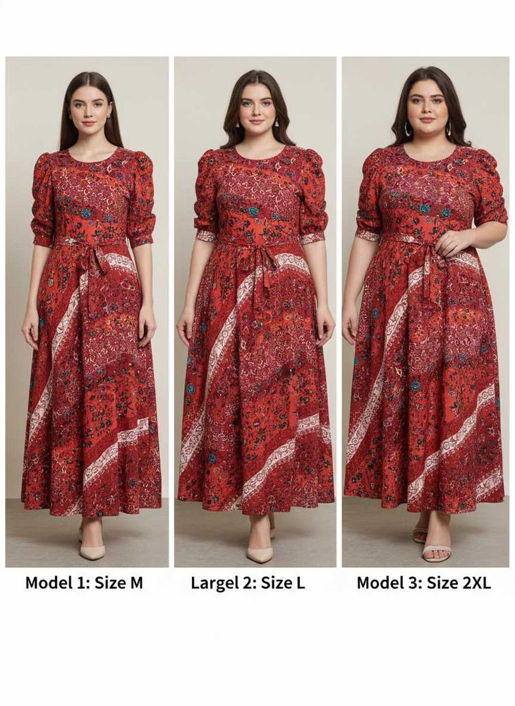 Bohemian Style Printed Dress