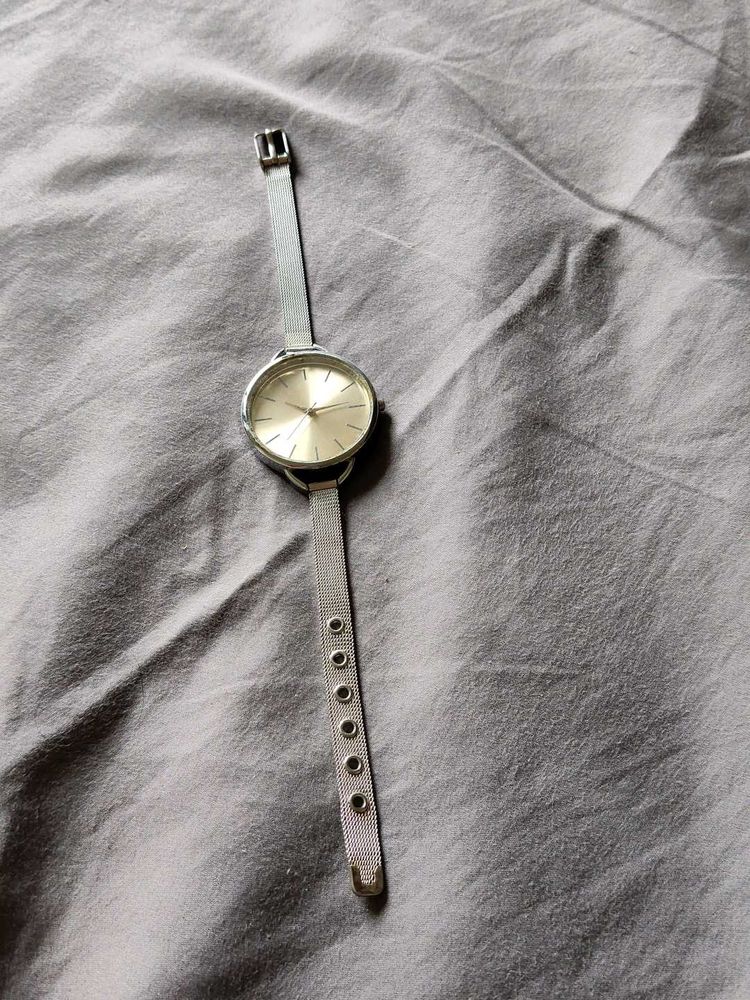 Minimalist Silver Watch