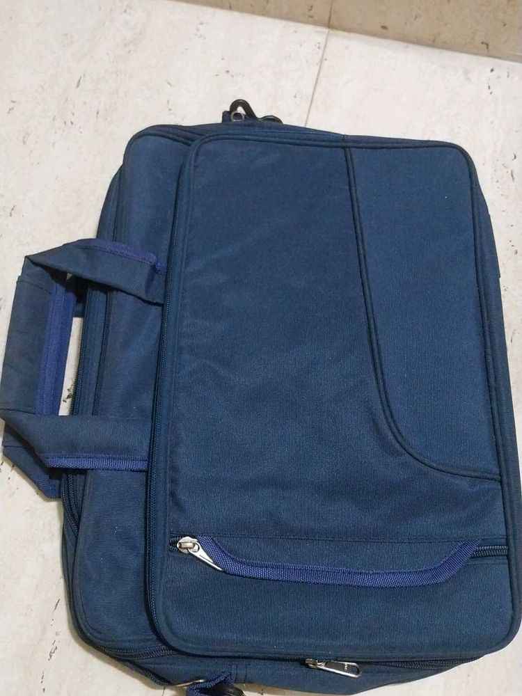 Navy Blue Laptop Bag New