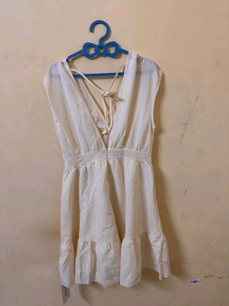 savana lemon yellow Summer Mini Dress