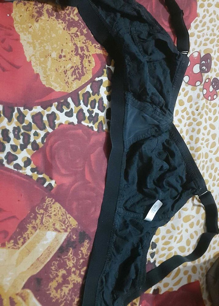 Black Comfort Bra